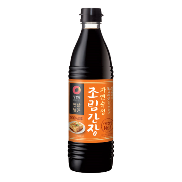 [Chungjungone] Naturally Brewed Soy Sauce for Stir-Fry/청정원 햇살담은 자연숙성 조림간장( 840ml)