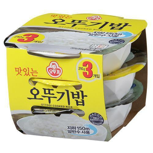 [Ottogi] Cooked Rice / 오뚜기 맛있는 밥 (3pk)