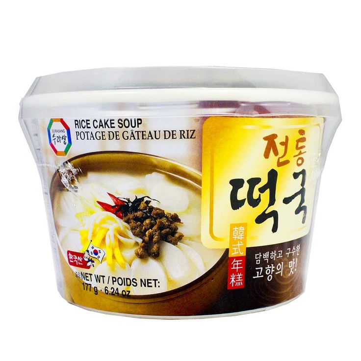[Surasang] Instant Rice Cake Soup / 수라상 전통 컵 떡국  (6.24oz)