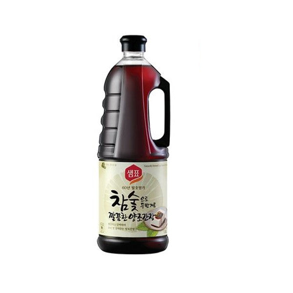 [Sempio] Naturally Brewed Soy Sauce Charcoal Filtered / 샘표 참숯으로 두번거른 깔끔한 양조간장 (1.8L)