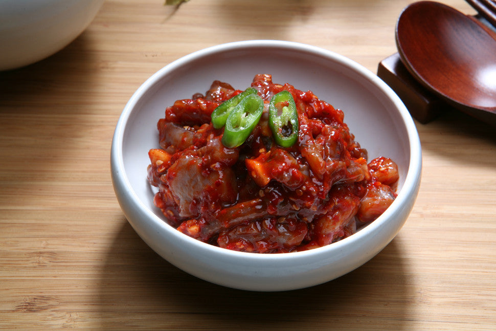 [Hansol] Salted & Seasoned Tribal Octopus / 한솔 세발 낙지 젓갈 (8oz)