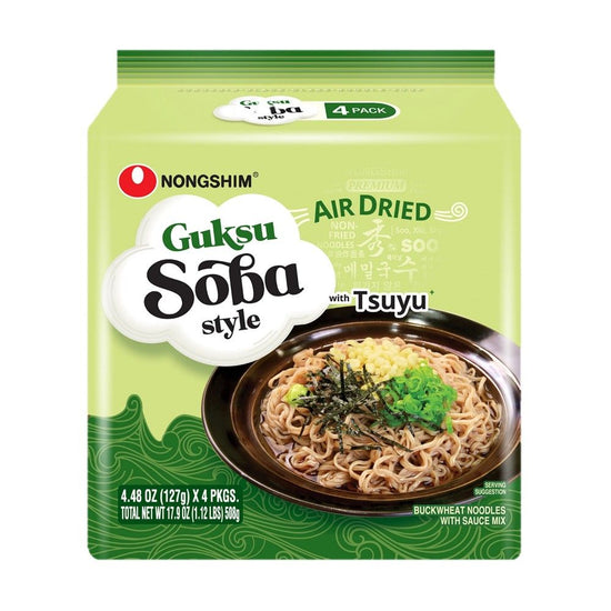 [Nongshim] Guksu Soba Style Air-Fried Tsuyu / 농심 국수 소바 쯔유 (4pks)