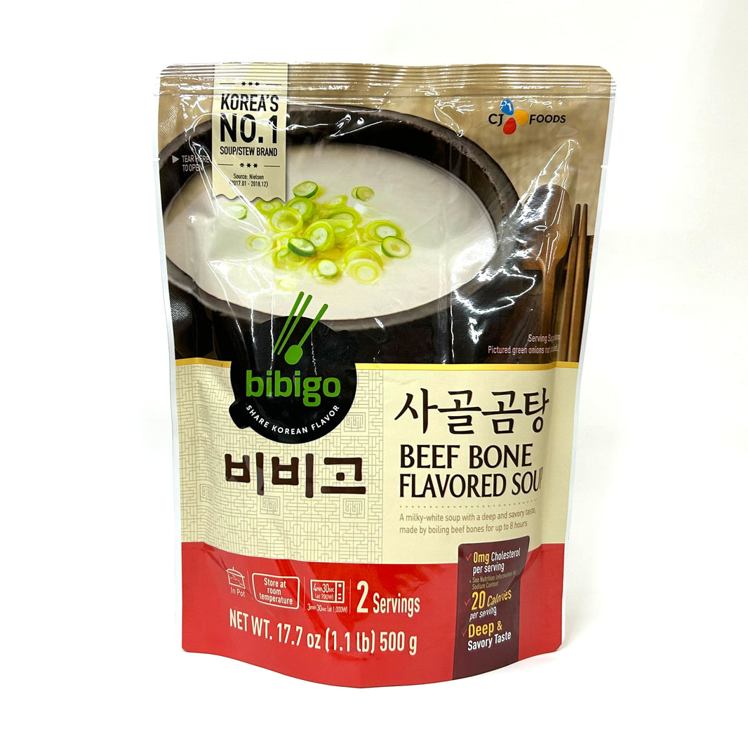 [Bibigo] Beef Bone Flavored Soup / 비비고 사골 곰탕 (500g or 6pcs)