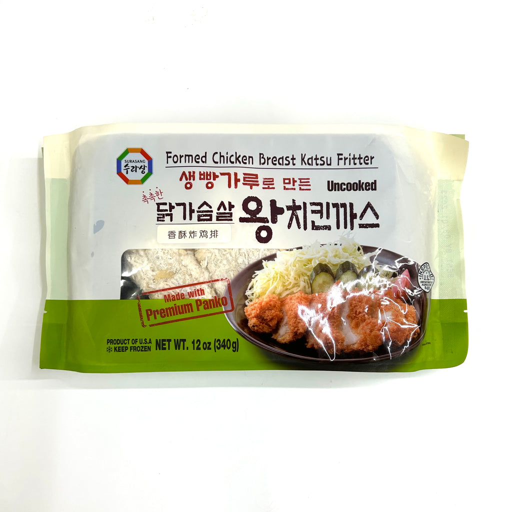 [Surasang] Formed Chicken Breast Katsu Fritter / 수라상 닭가슴살 왕 치킨까스 (340g