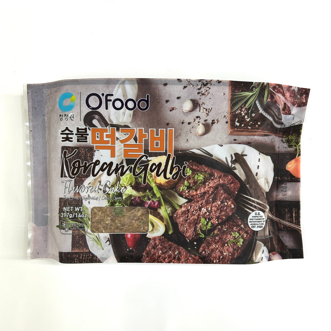 [O'food] Korean Galbi Flavored Cake / 오푸드 숯불 떡갈비 (397g)