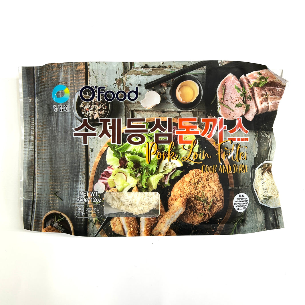 [O'food] Pork Loin Fritter Cook and Serve / 오푸드 수제 등심 돈까스 (340g)