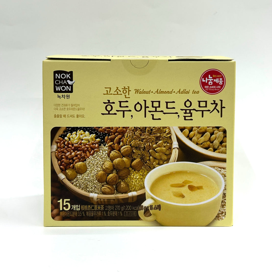 [Nockchawon] Walnut, Almond, Adlai Tea / 녹차원 호두, 아몬드, 율무차