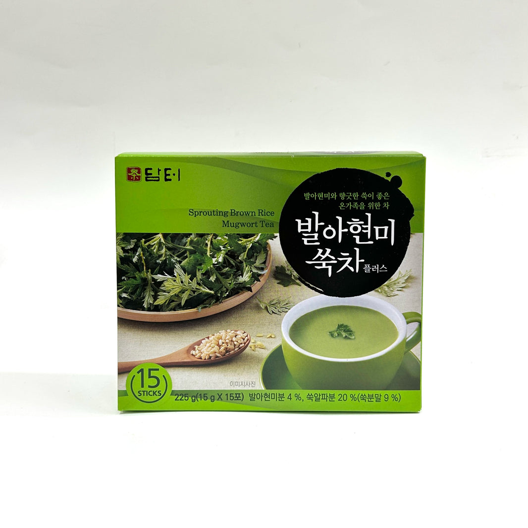 [Damtuh] Sprouting Brown Rice Mugwort Tea / 담터 발아 현미 쑥차 플러스(15sticks/box)