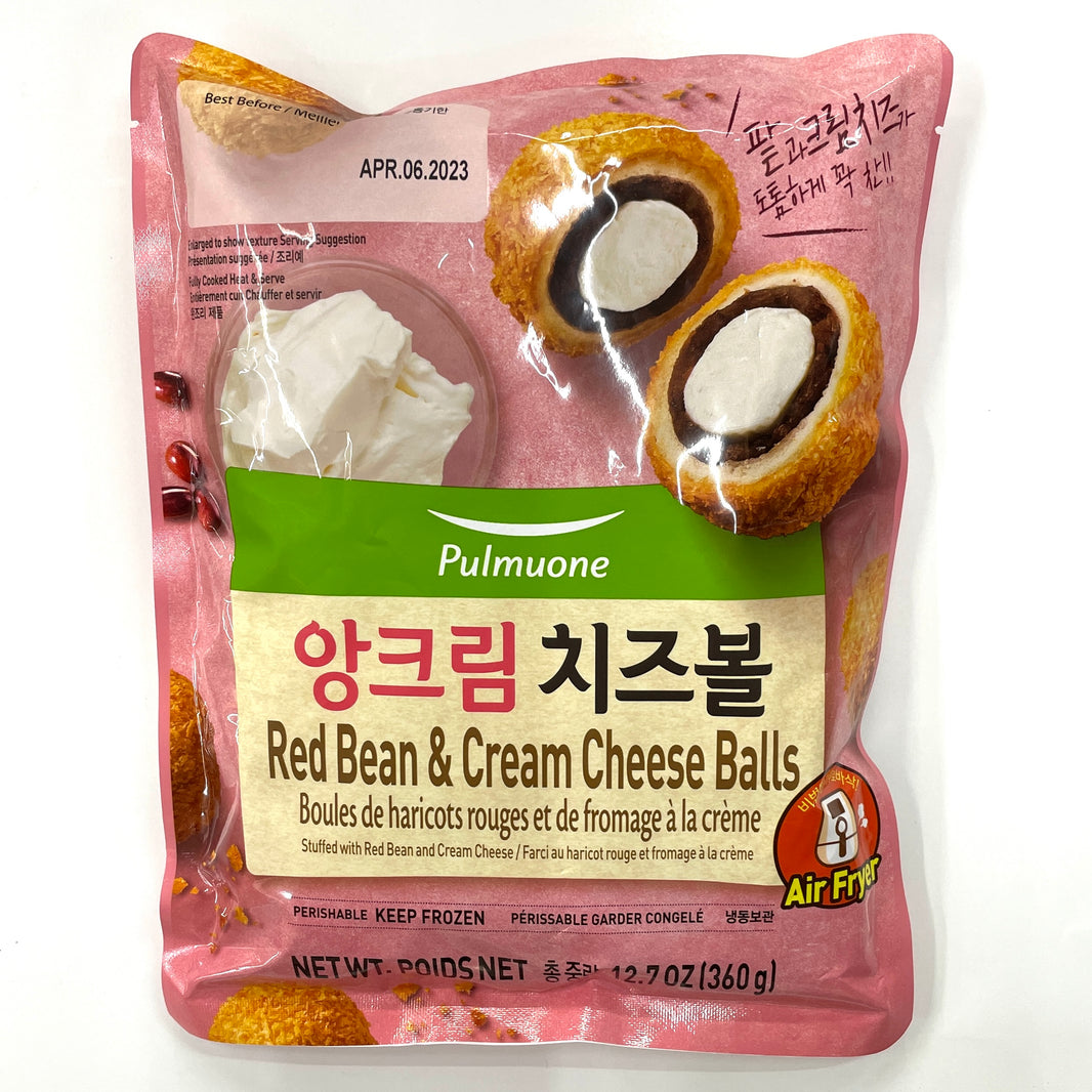 [Pulmuone] Red Bean & Cream Cheese Balls / 풀무원 앙크림 치즈 볼 (12.7oz)