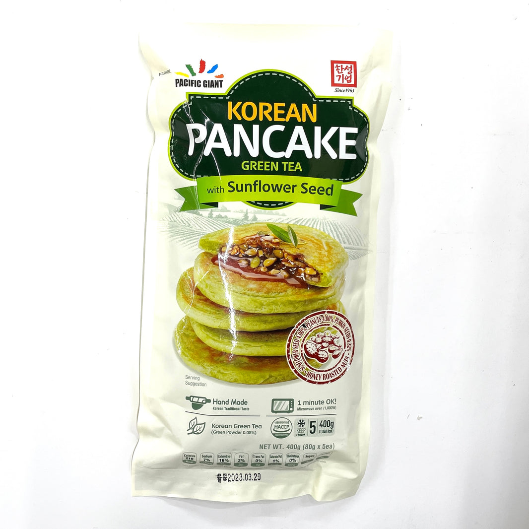[Hansung] Korean Pancake Green Tea / 한성기업 녹차 씨앗 호떡 (400g)