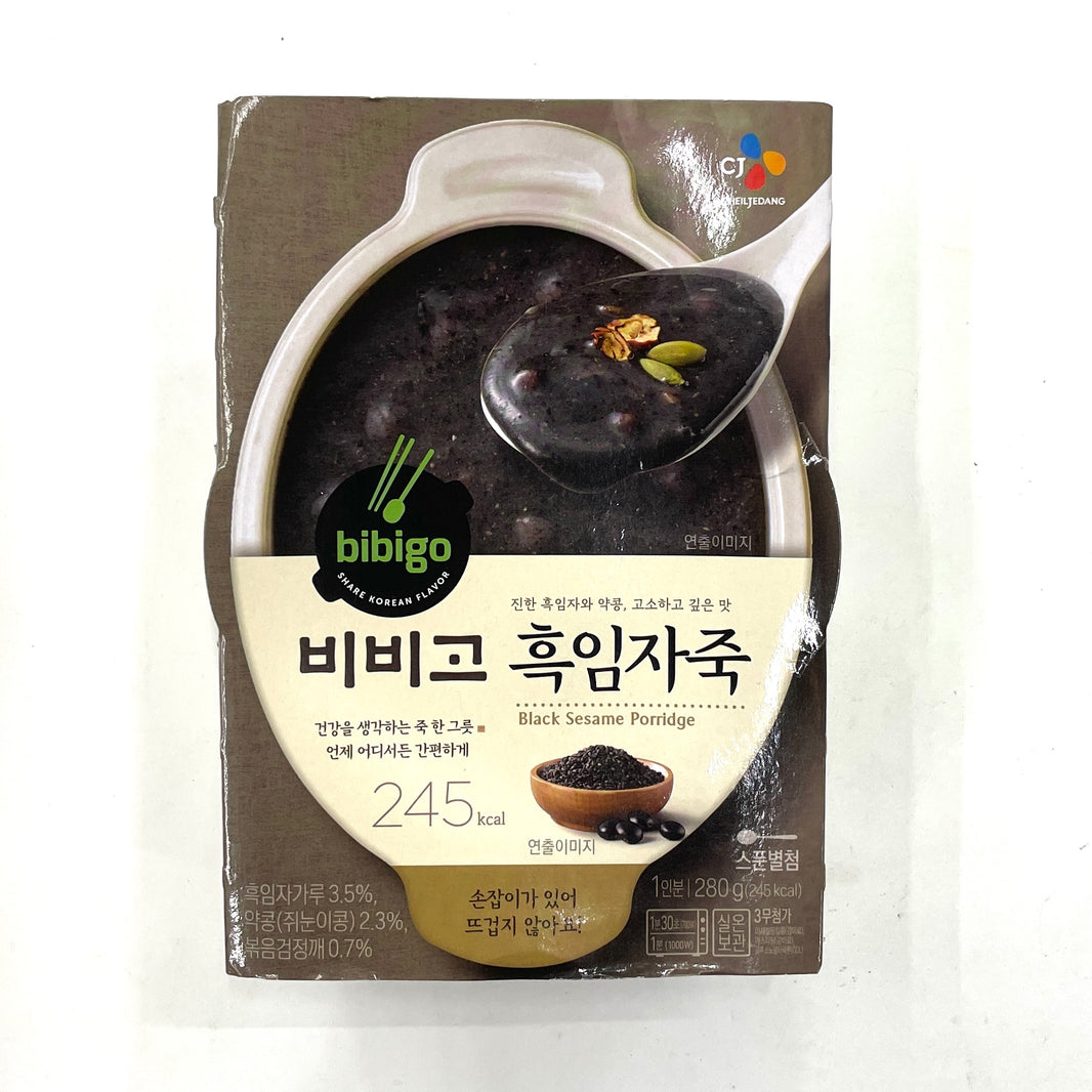 [CJ] Bibigo Black Sesame Porridge / 비비고 흑임자 죽 (280g)