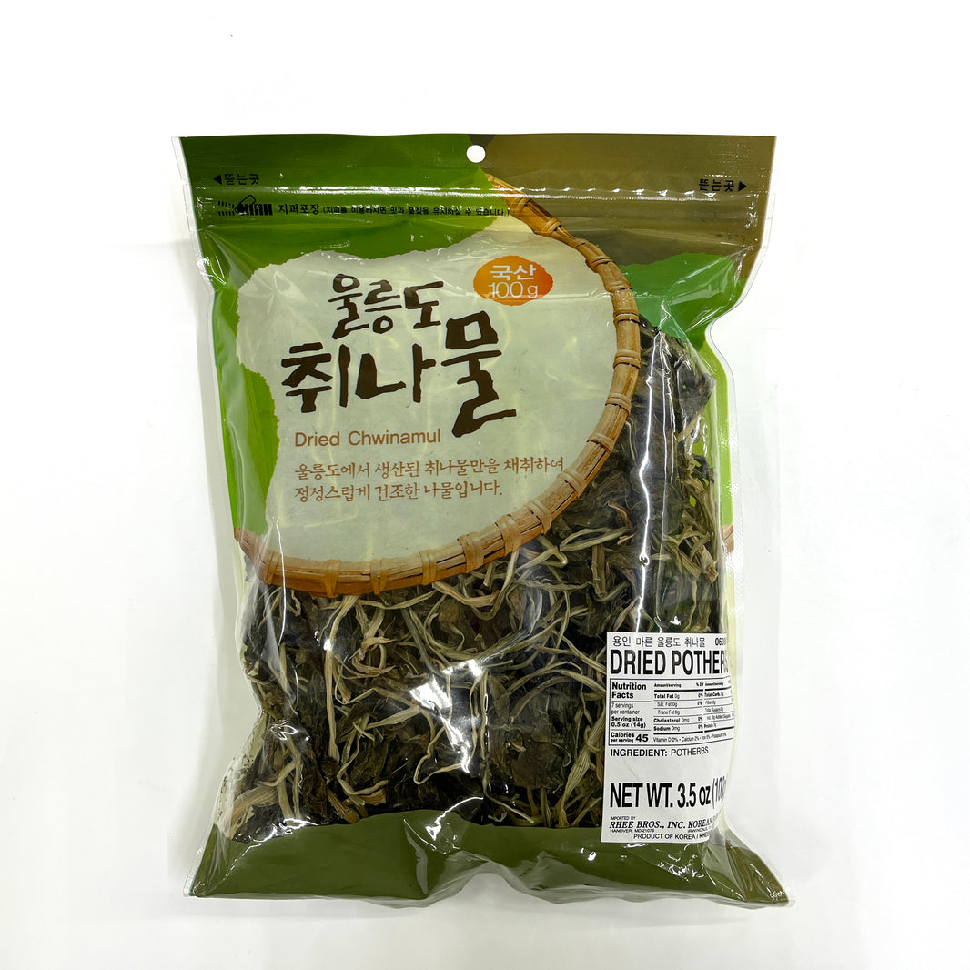 [Yongin] Dried Edible Green Leaves / 용인 울릉도 취나물 (100g)