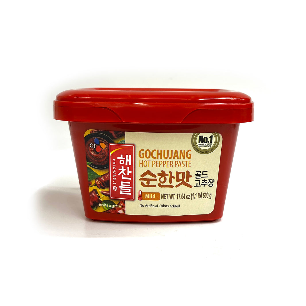 [Haechandle] Gochujang Hot Pepper Paste Mild /  해찬들 순한맛 골드 고추장 (500g)