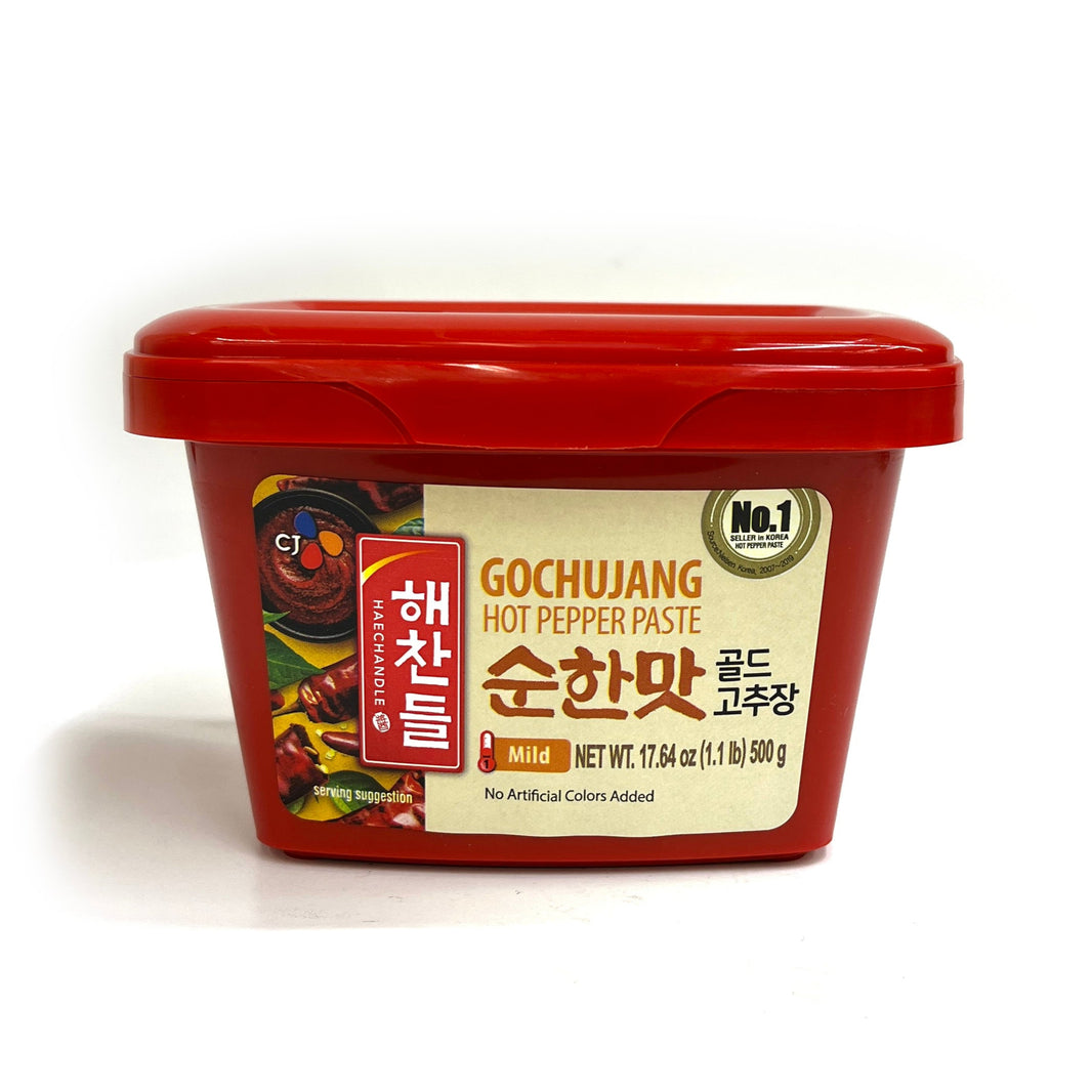 [Haechandle] Gochujang Hot Pepper Paste Mild /  해찬들 순한맛 골드 고추장 (500g)
