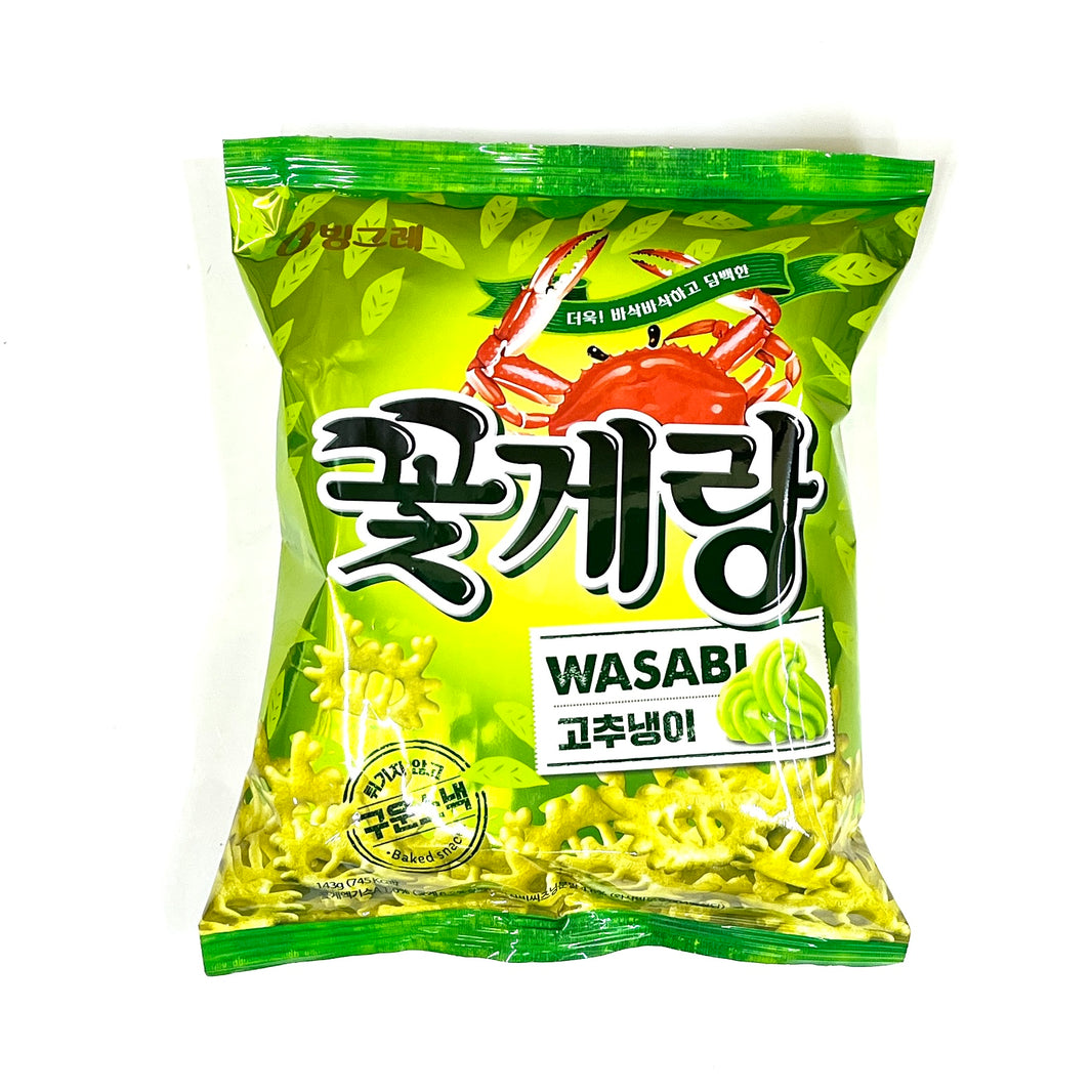 [Binggrae] Gotgaerang Snack Wasabi flavor / 빙그레 꽃게랑 고추냉이 (70g)