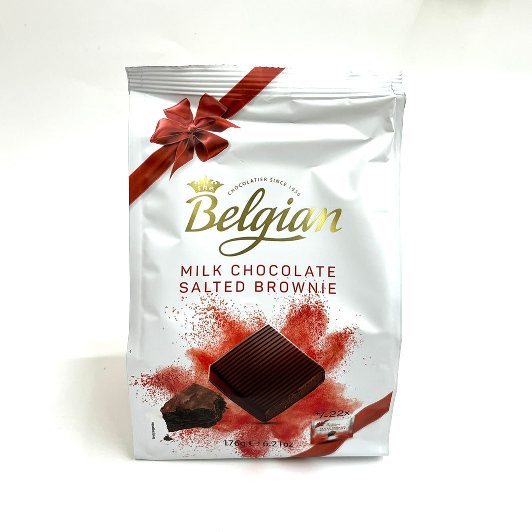 [Belgian] Milk Chocolate Salted Brownie / 벨지안 밀크 초콜릿 솔티드 브라우니 (176g)