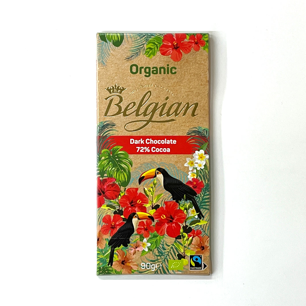[Belgian] Organic Dark Chocolate 72% Cocoa / 벨지안 올가닉 다크 초콜릿 72% 카카오 (90g)