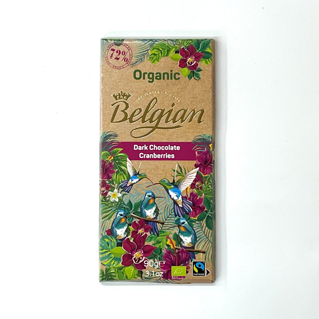 [Belgian] Organic Dark Chocolate Cranberries / 벨지안 올가닉 다크 초콜릿 크랜베리 (90g)