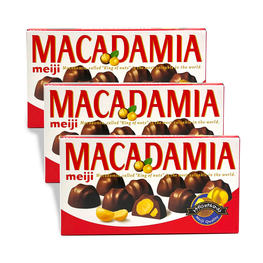[Meiji] Macadamia Chocolate / 메이지 마카다미아 초콜릿 (64g x3)