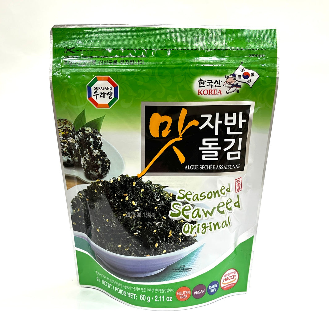[Surasang] Seasoned & Salted Dried  Seaweed / 수라상 맛 자반 돌김 (60g)