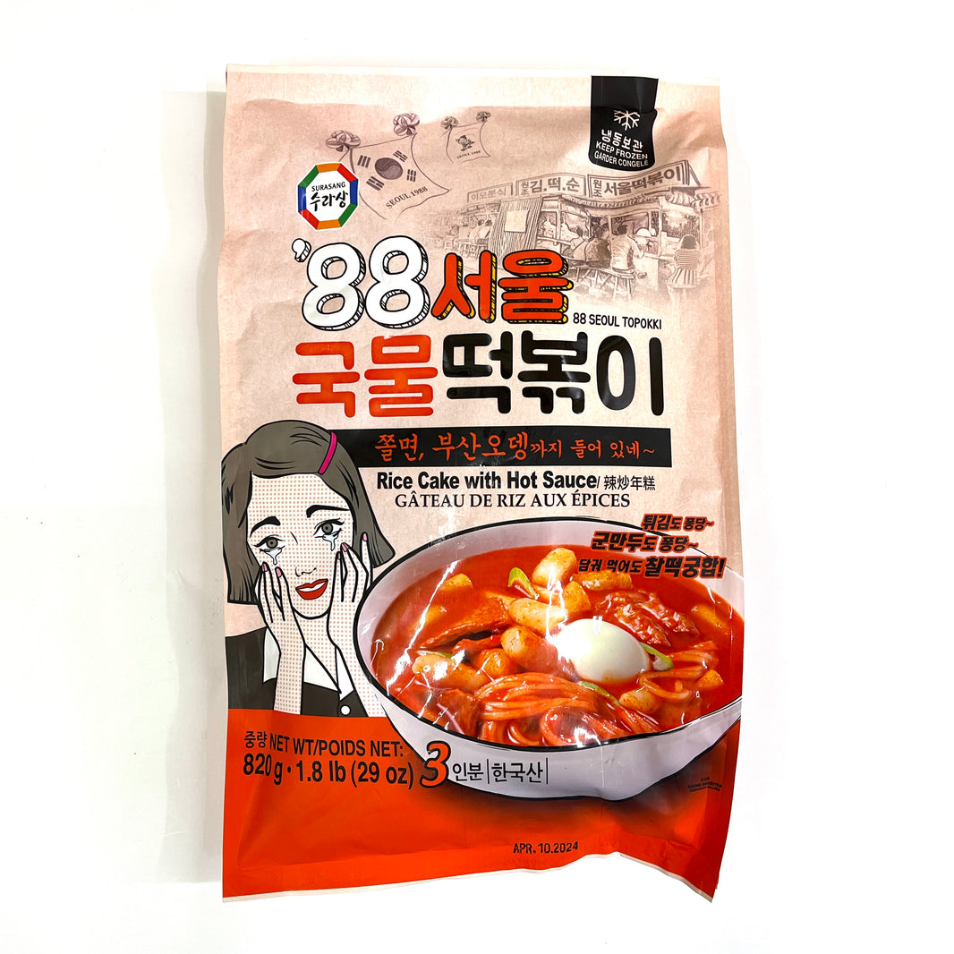 [Surasang] 88' Seoul Topokki - Soupy / 수라상 88' 서울 국물 떡볶이 (820g)