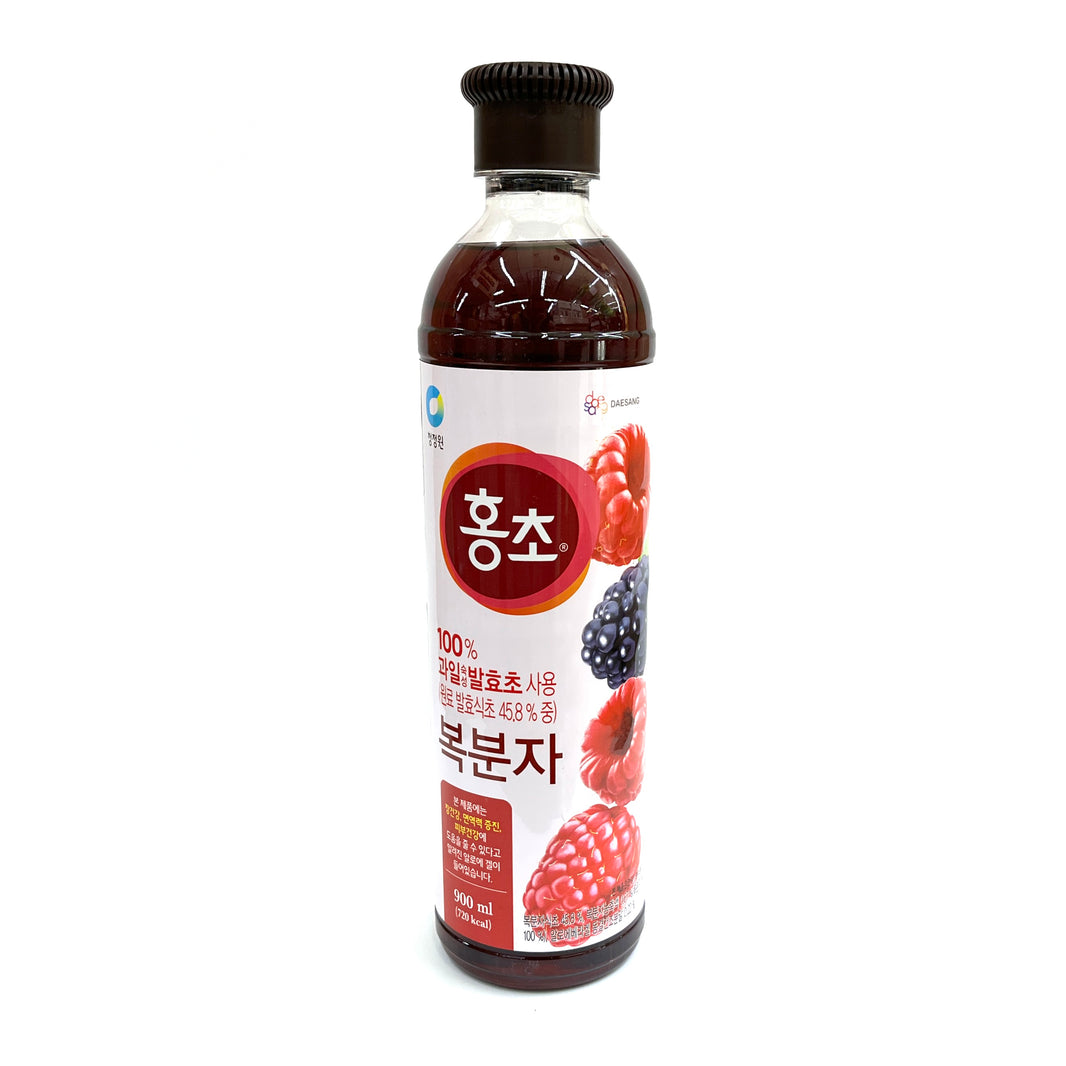 [O'food] Hong Cho Vinegar Raspberry / 청정원 홍초 복분자 (900ml)