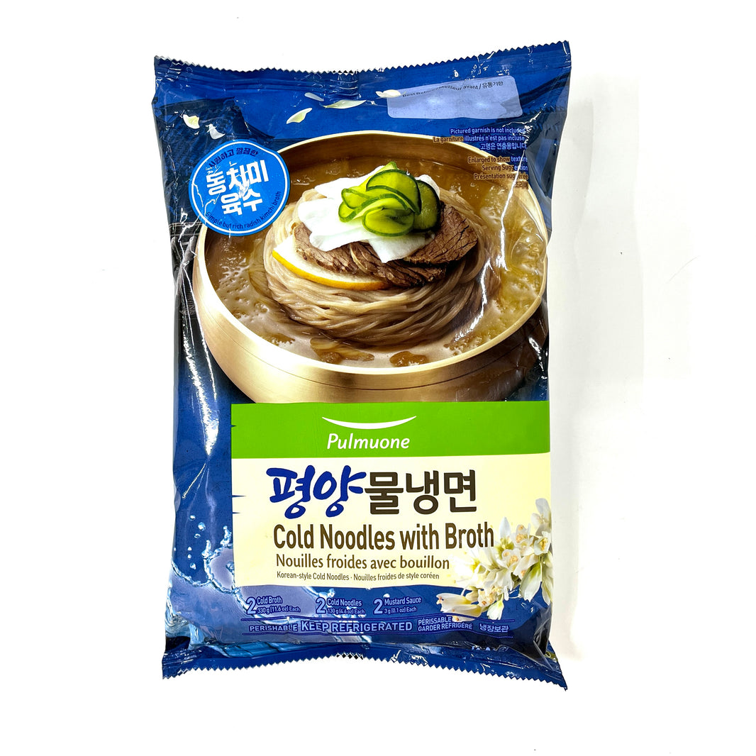 [Pulmuone] Pyoungyang Style Cold Noodle w. Broth / 풀무원 평양 물 냉면