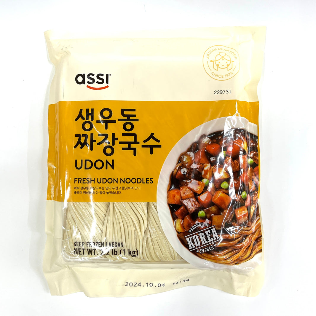 [Assi] Fresh Udon Noodle Jjajang / 아씨 생 우동 짜장 국수 (1kg)