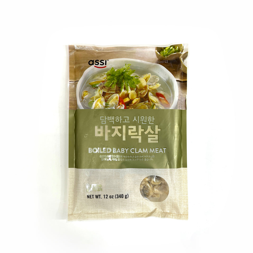 [Assi] Boiled Baby Clam Meat / 아씨 담백하고 시원한 바지락살 (340g or 907g)