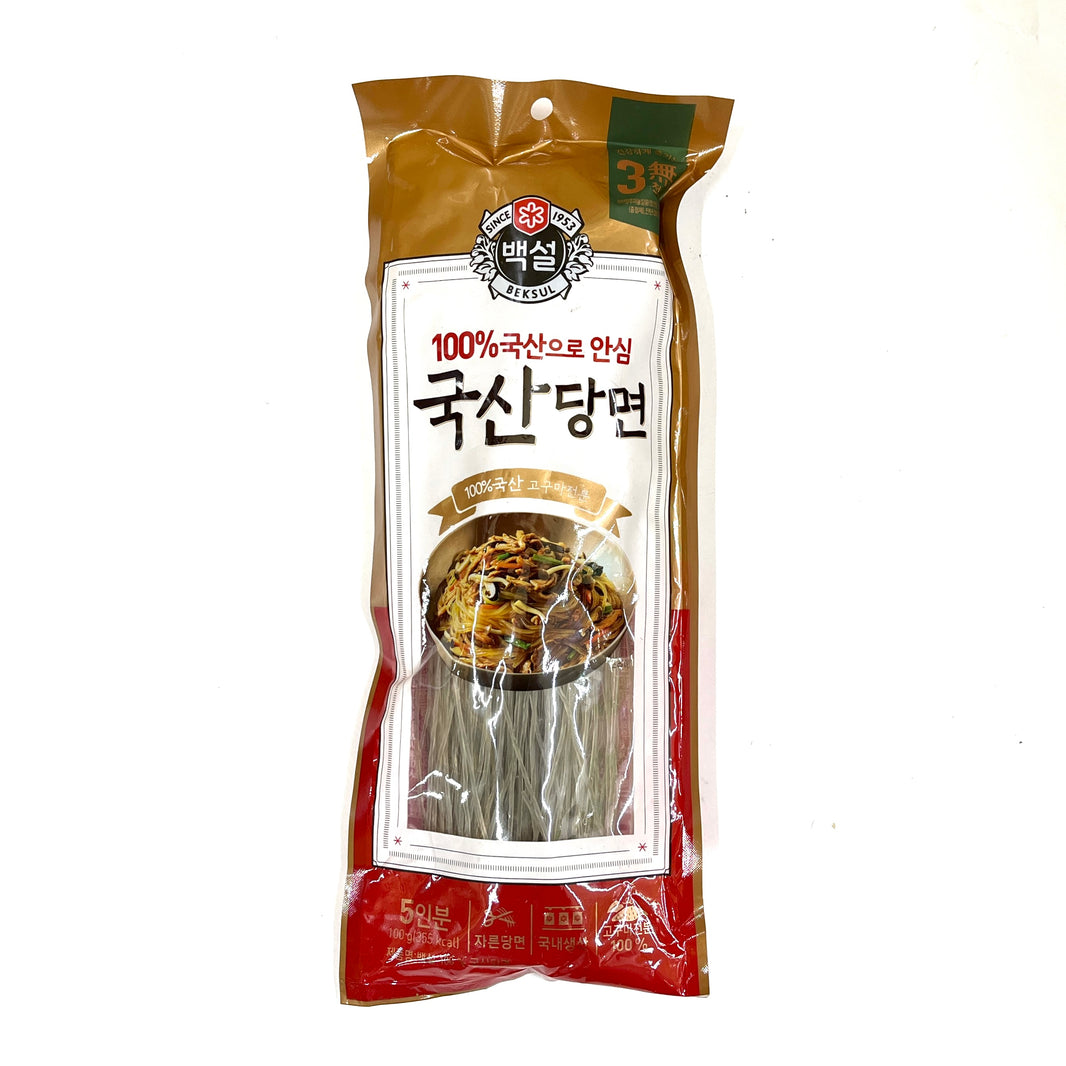 [Beksul] Bean Thread 3pack Bundle / 백설 100% 한국산 햇 당면 (100g x 3pk)
