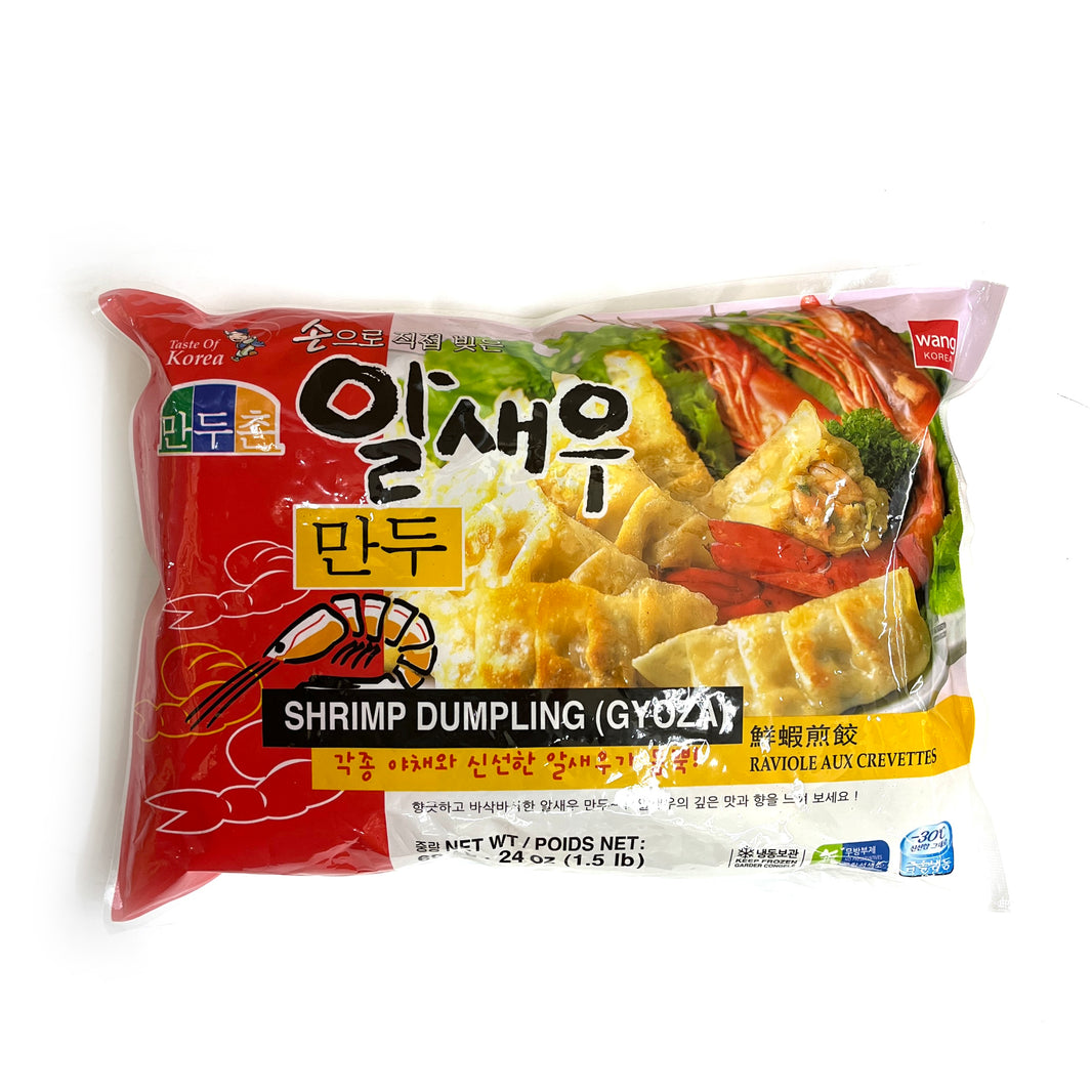 [Wang] Shrimp Dumpling (Gyoza) / 만두촌 알새우 만두 (1.5lb)