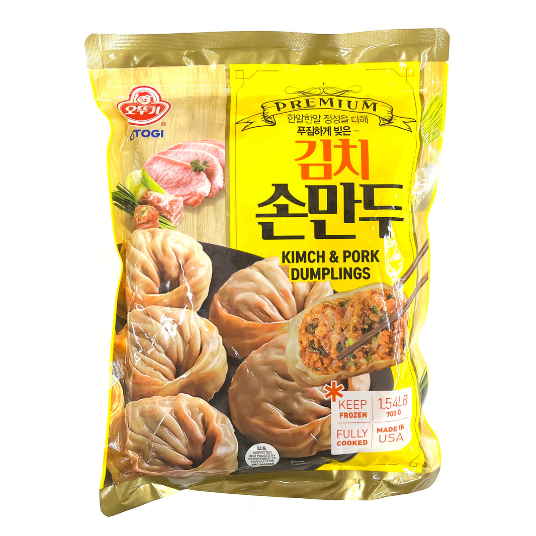 [Ottogi] Kimchi & Pork Dumpling / 오뚜기 푸짐하게 빚은 김치 손 만두 (1.5lb)