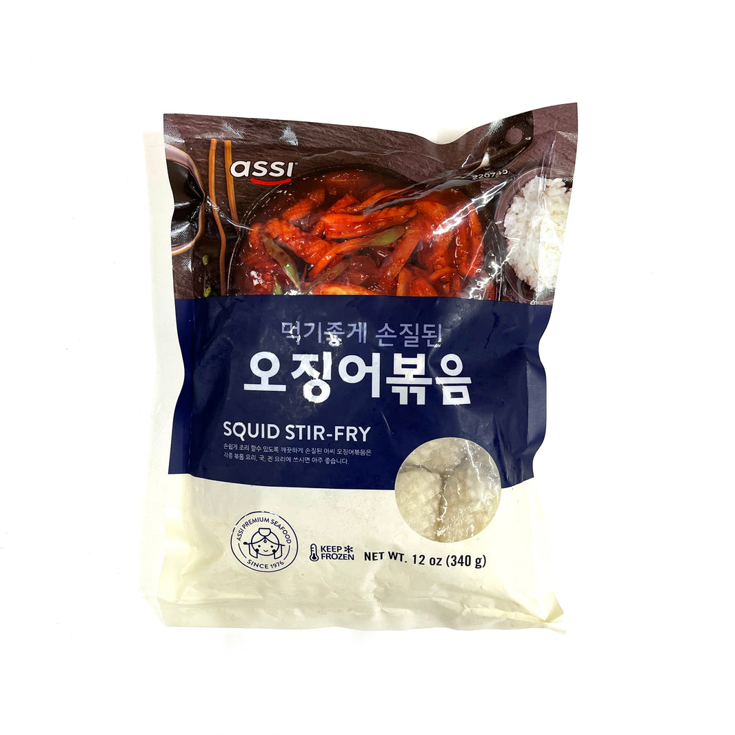[Assi] Squid Stir-Fry / 아씨 먹기좋게 손질된 오징어 볶음 (340g)