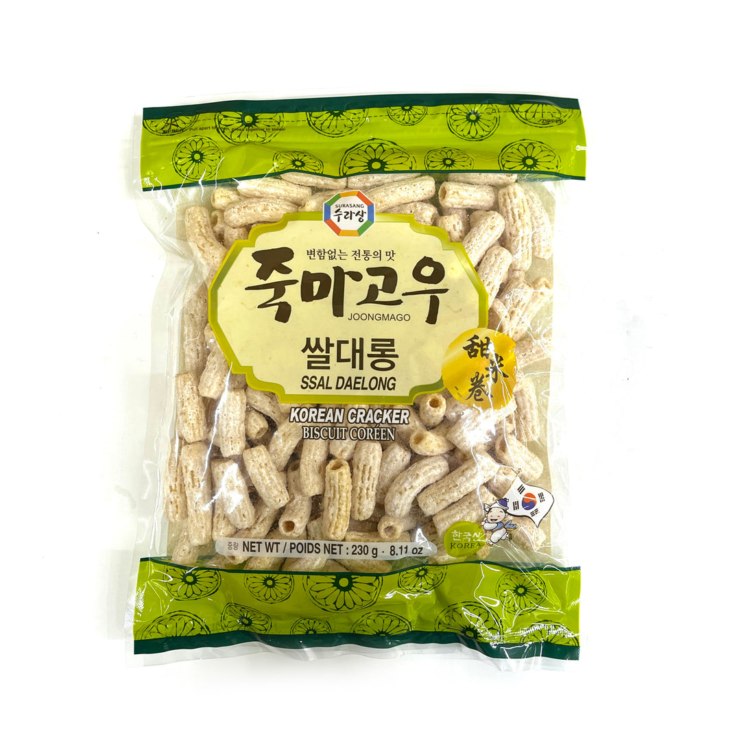 [Surasang] Joongmago Ssal Daelong Korean Cracker / 수라상 죽마고우 쌀대롱 (230g)