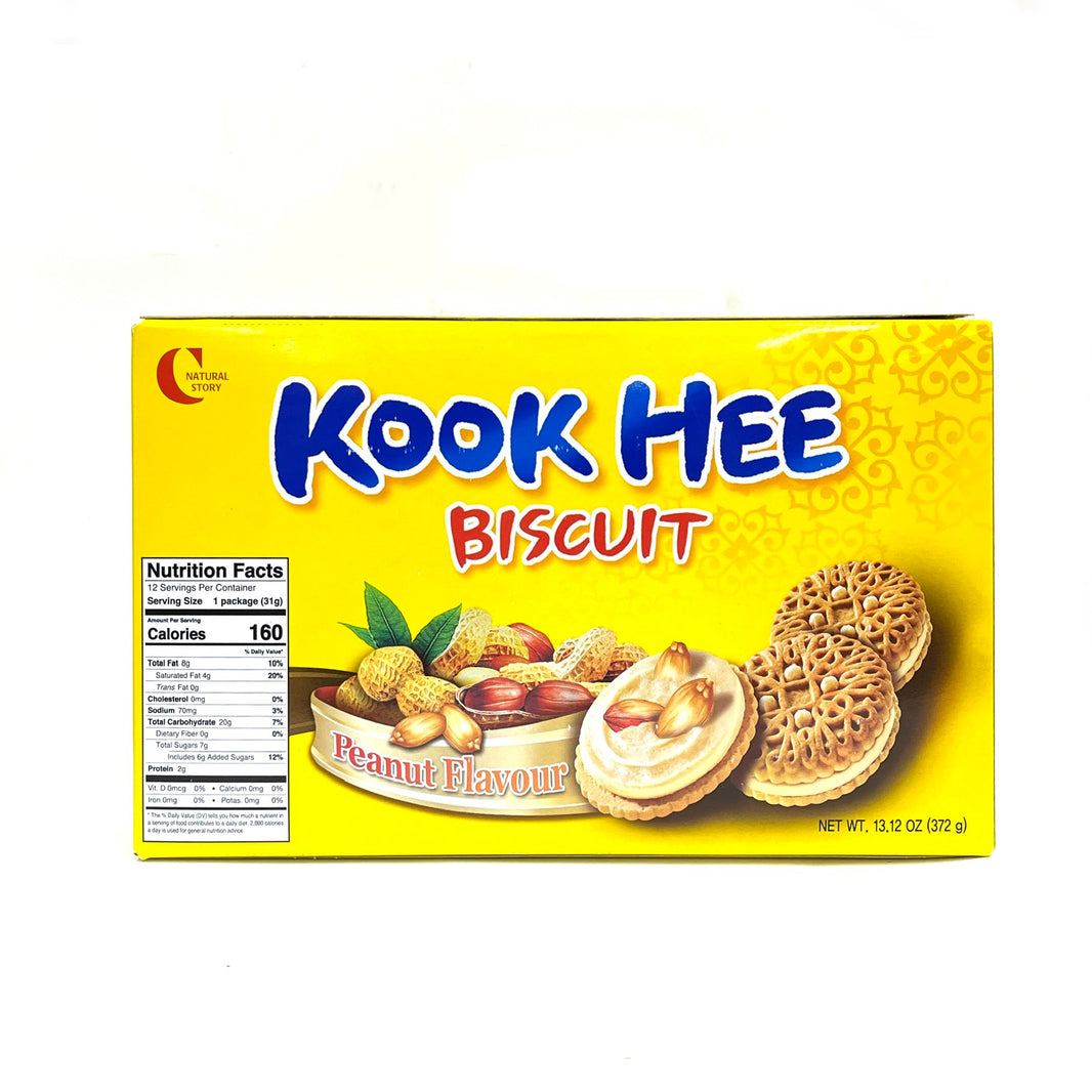 [Crown] Kook Hee Biscuit Peanut Flavour / 크라운 국희 땅콩맛 (372g)