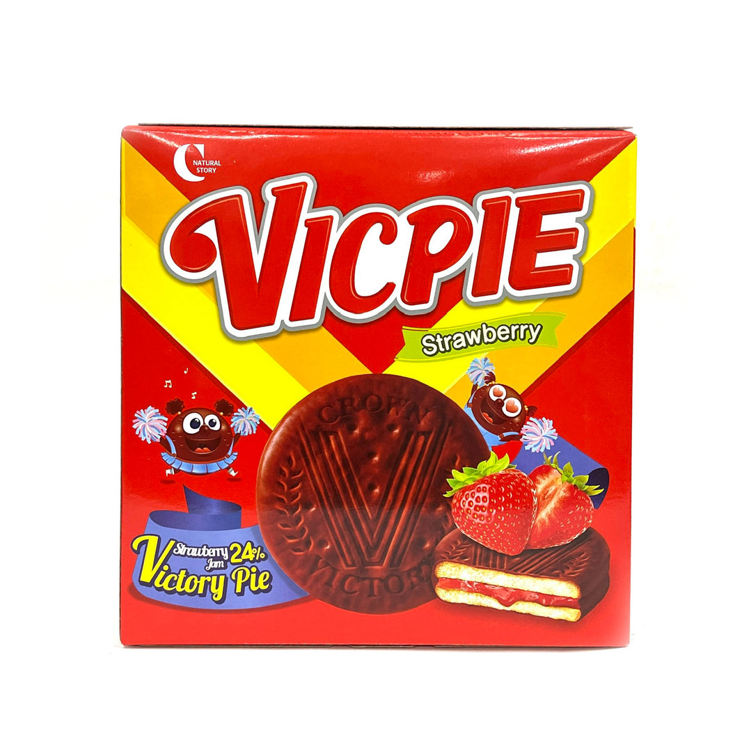 [Crown] Vicpie Strawberry Flavor / 크라운 빅파이 딸기맛 (324g)