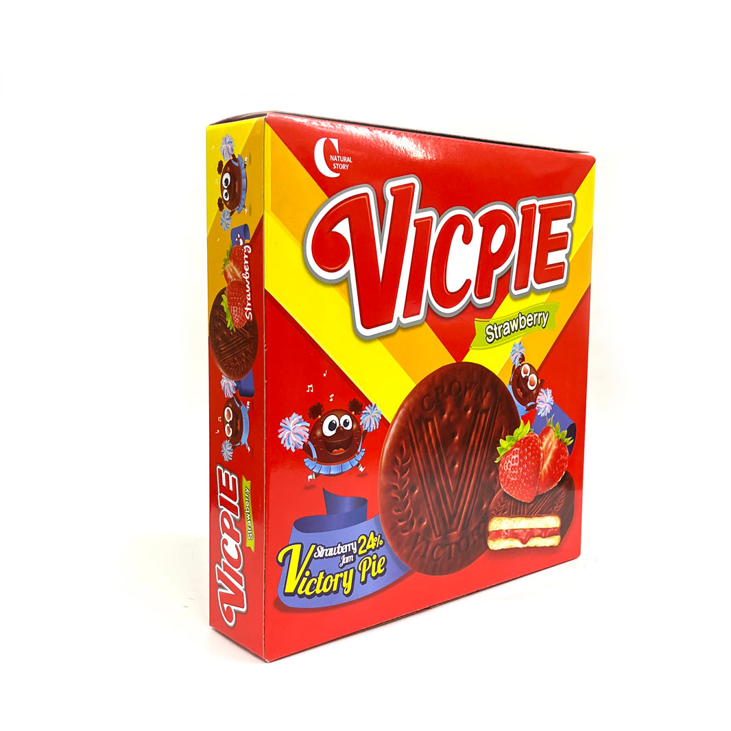 [Crown] Vicpie Strawberry Flavor / 크라운 빅파이 딸기맛 (324g)