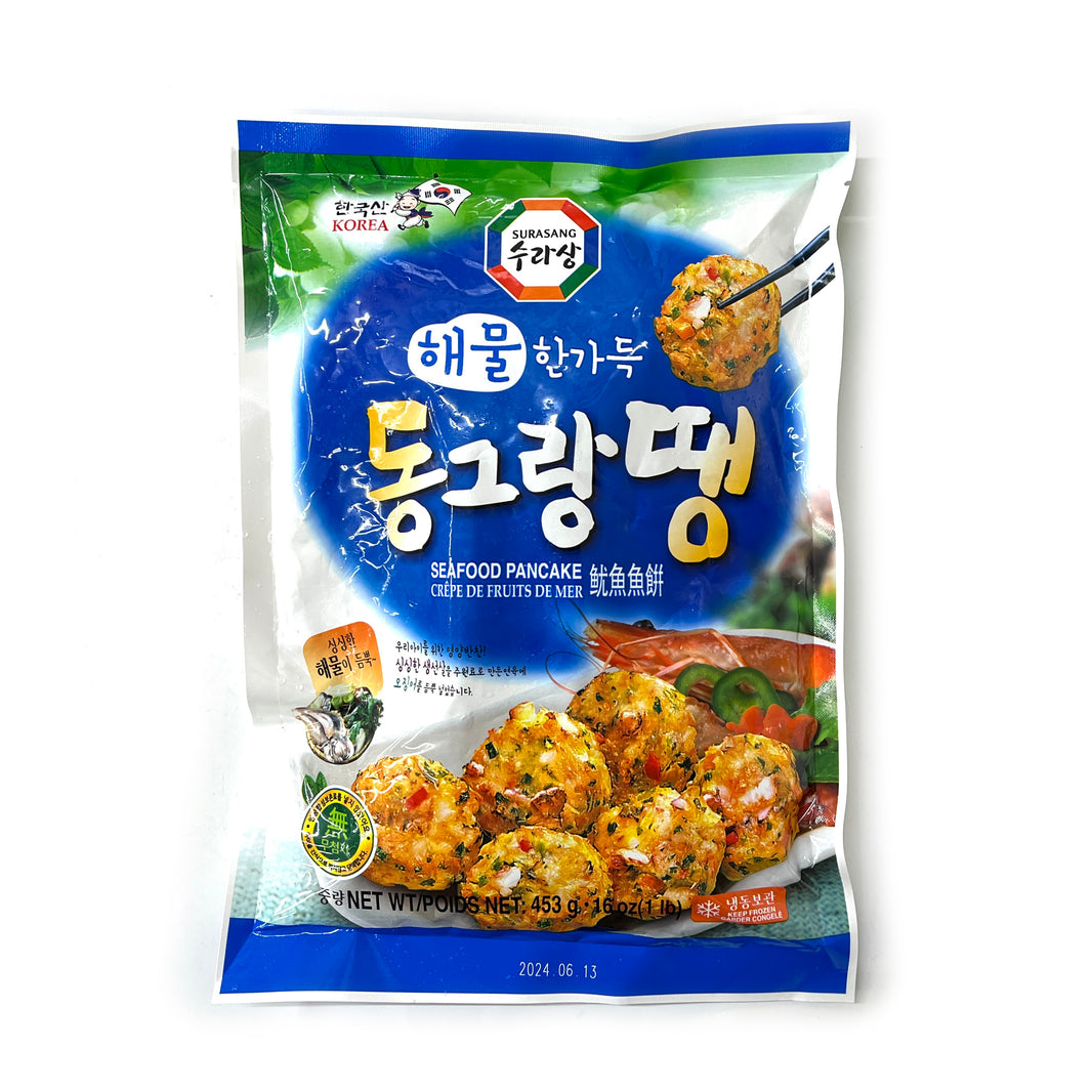 [Surasang] Seafood Pancake / 수라상 해물 한가득 동그랑땡 (16oz)