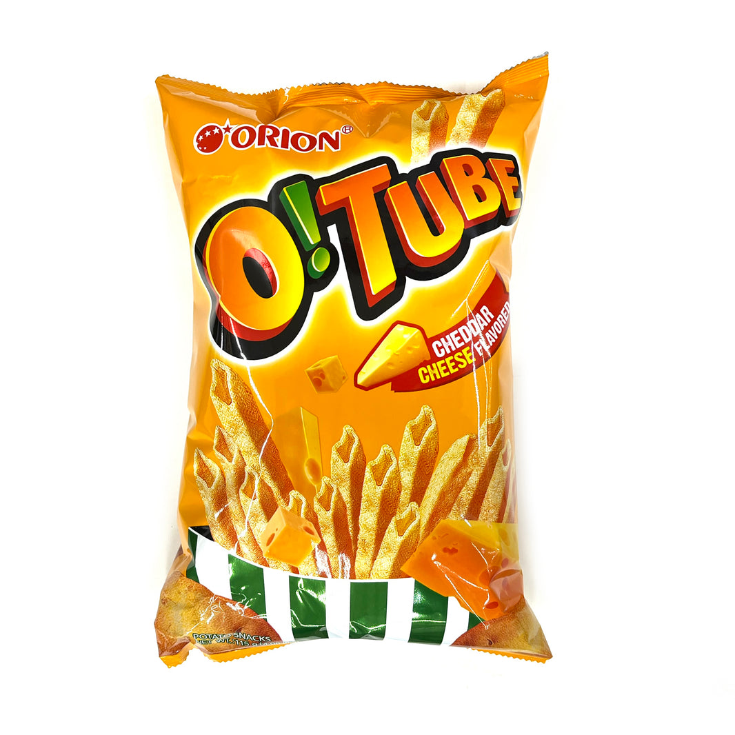 [Orion] O! Tube Cheddar Cheese Flavored / 오리온 오! 튜브 체다 치즈맛 (115g)