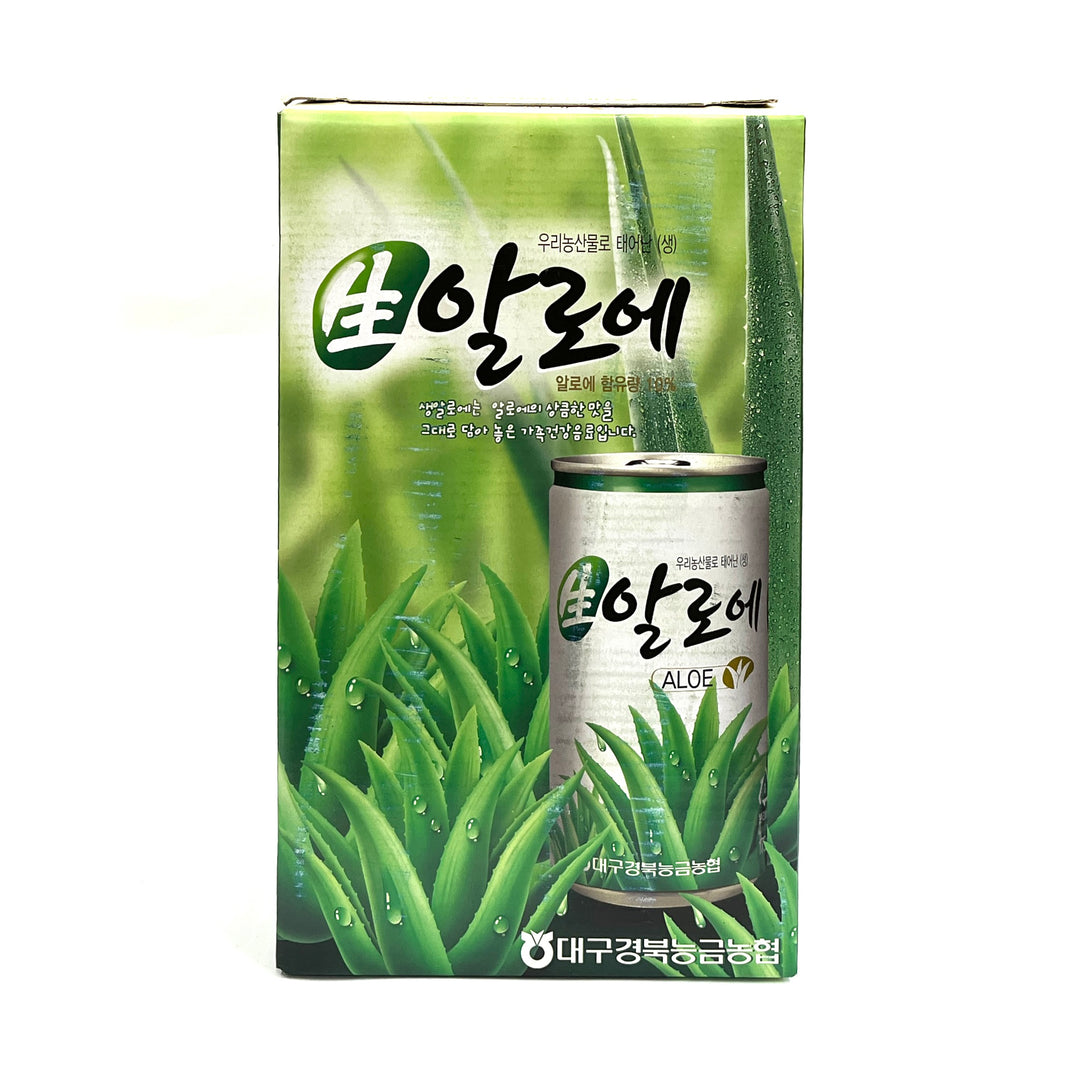 [NH] Saeng Aloe Drink / 농협 생 알로에 주스 (175ml x 15cans)