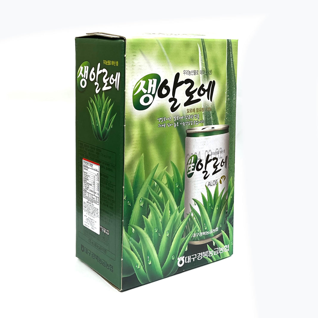 [NH] Saeng Aloe Drink / 농협 생 알로에 주스 (175ml x 15cans)