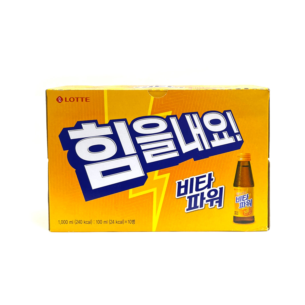 [Lotte] Vita Power Vitamin Energy Drink / 롯데 힘을내요! 비타 파워 (100ml x10Bottle)