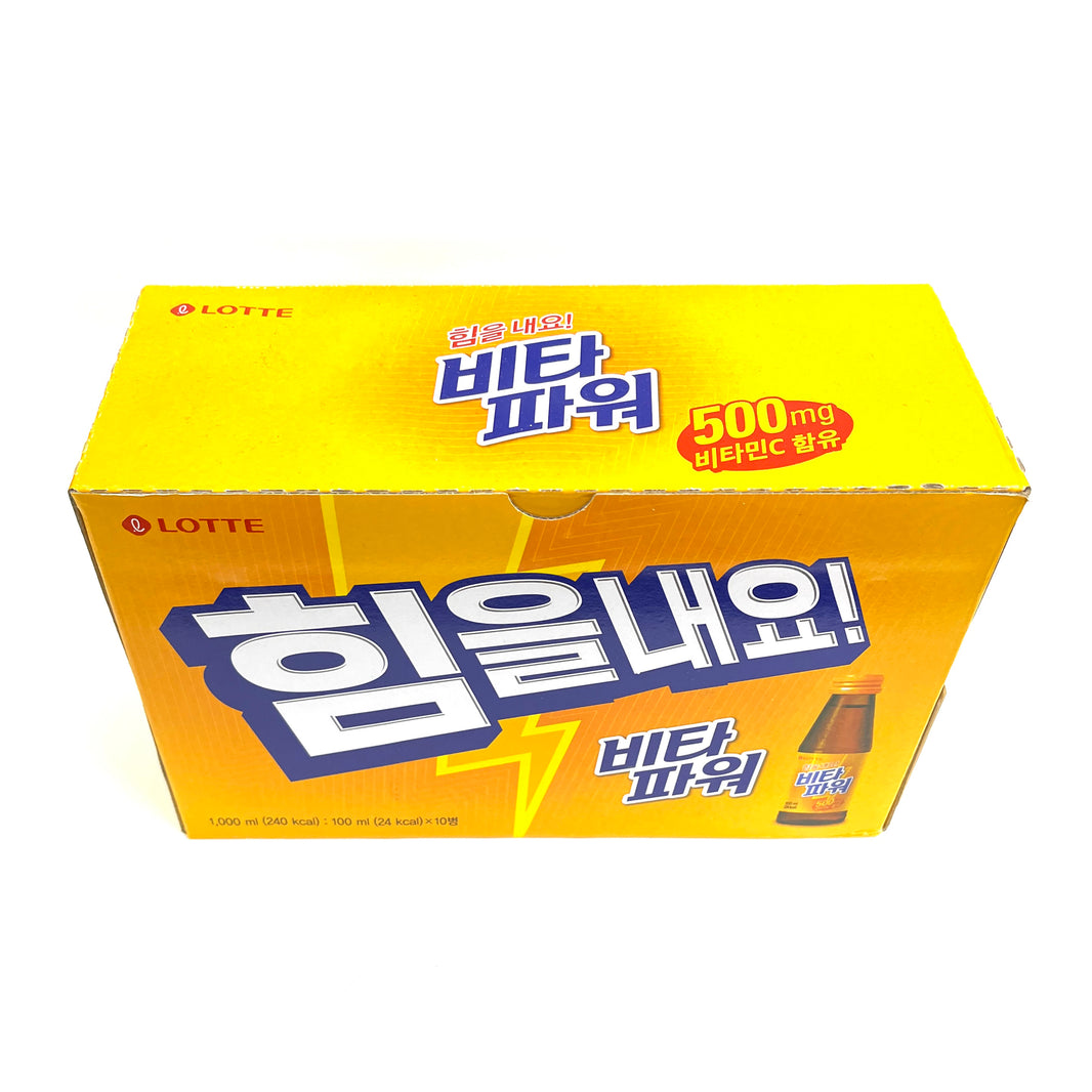 [Lotte] Vita Power Vitamin Energy Drink / 롯데 힘을내요! 비타 파워 (100ml x10Bottle)