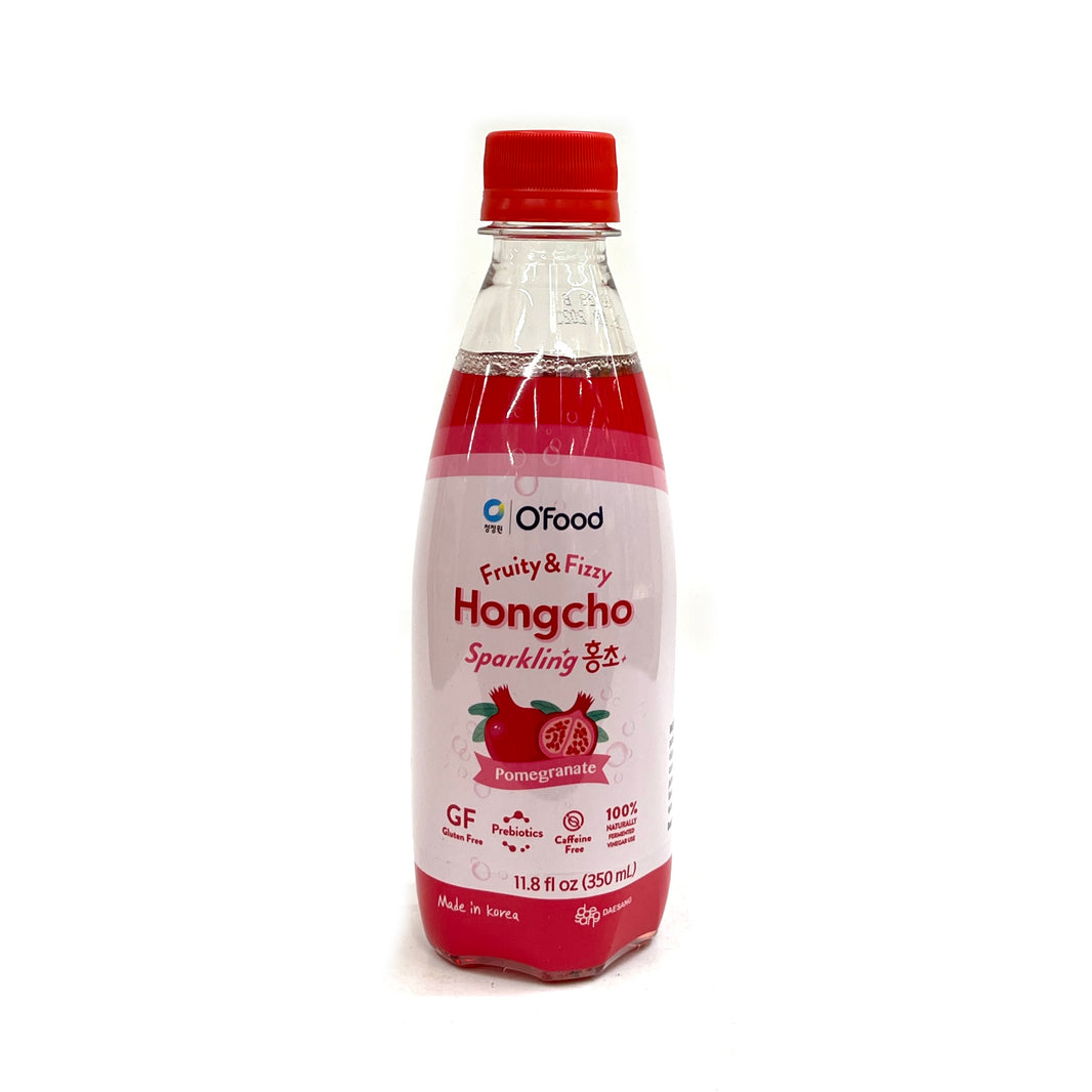 [O'food] Fruity & Fizzy Hongcho Sparkling Pomegranate / 청정원 오푸드 스파클링 홍초 석류 (350ml)