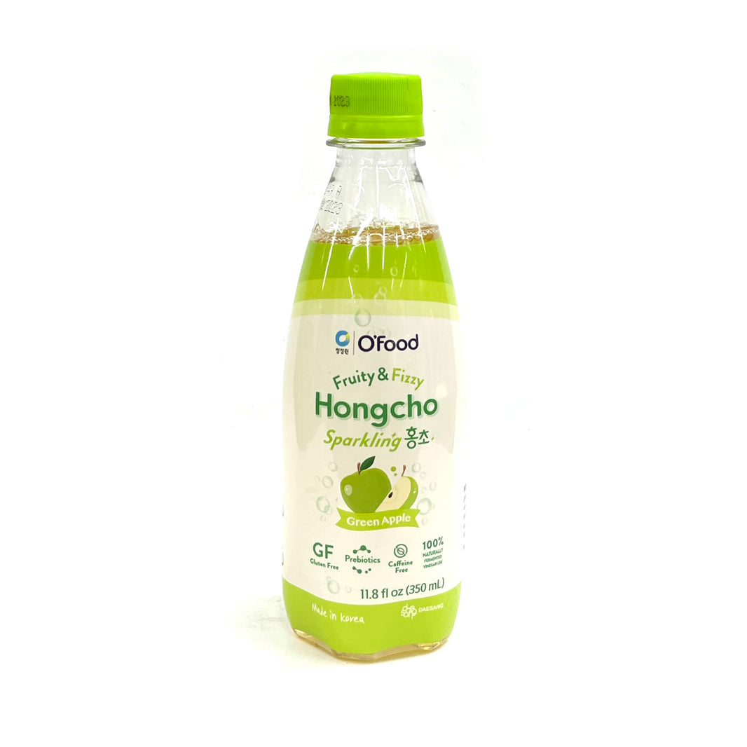 [O'food] Fruity & Fizzy Hongcho Sparkling Green Apple / 청정원 오푸드 스파클링 홍초 사과 (350ml)