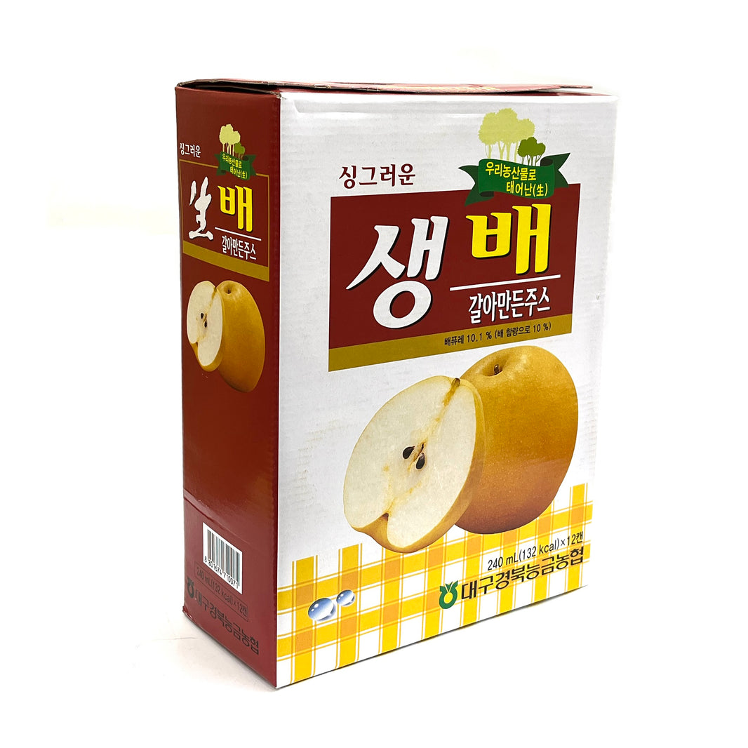 [NH] Saeng Pear Drink / 농협 생 배 갈아만든 주스 (240ml x 12cans)