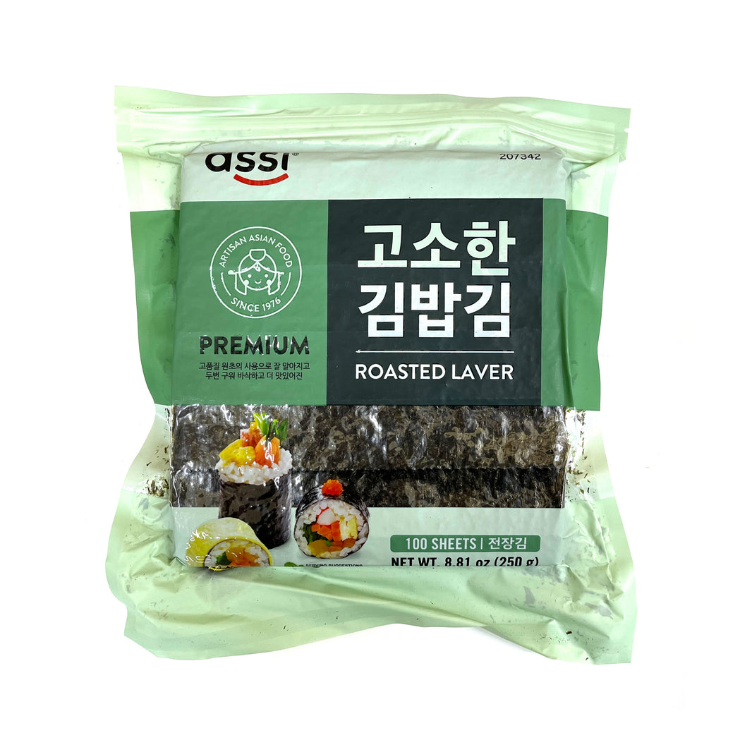 [Assi] Premium Roasted Laver for Gimbap / 아씨 고소한 김밥김 (100 Sheet)