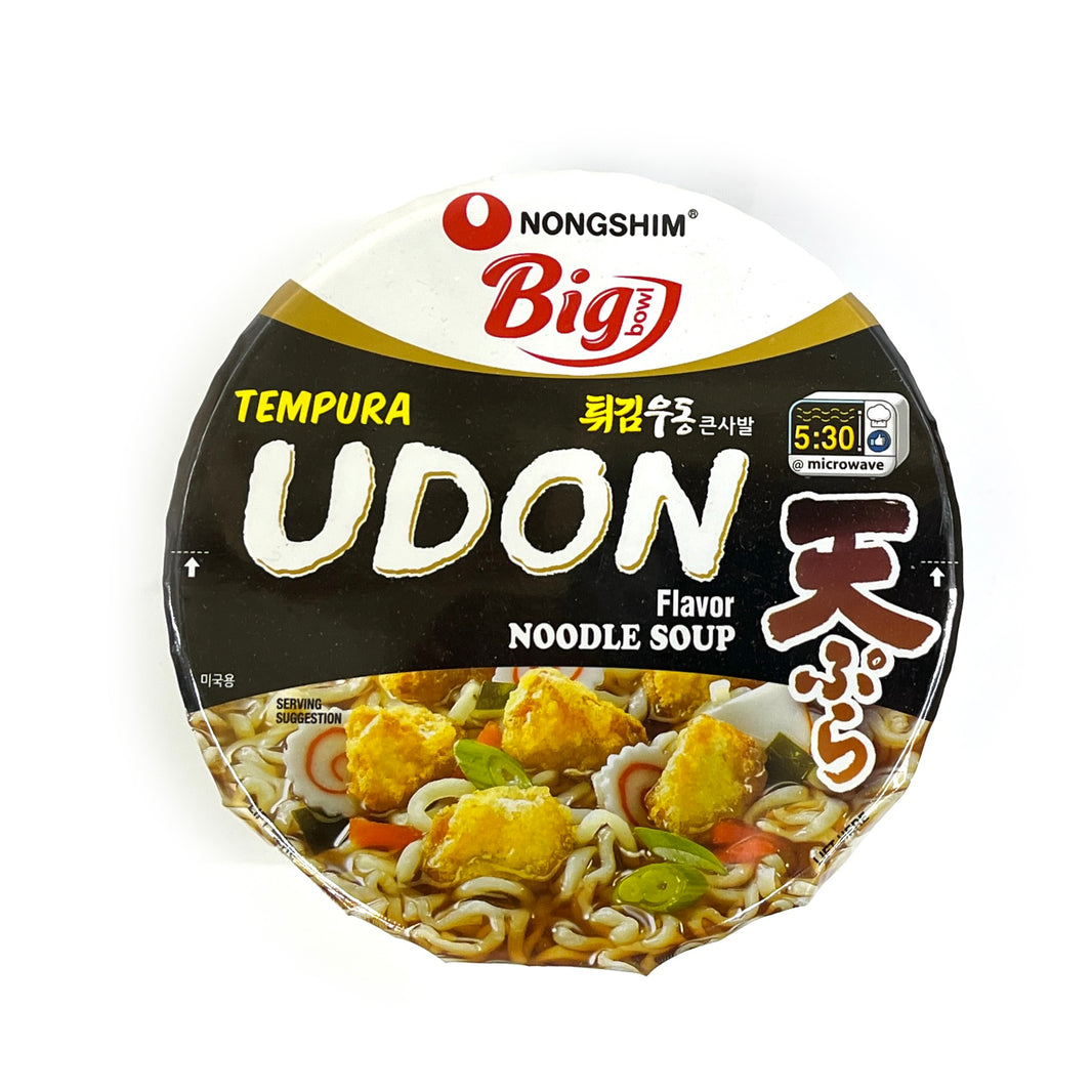 [Nongshim] Tempura Udon Big Bowl / 농심 튀김우동 큰사발 (111g x3)