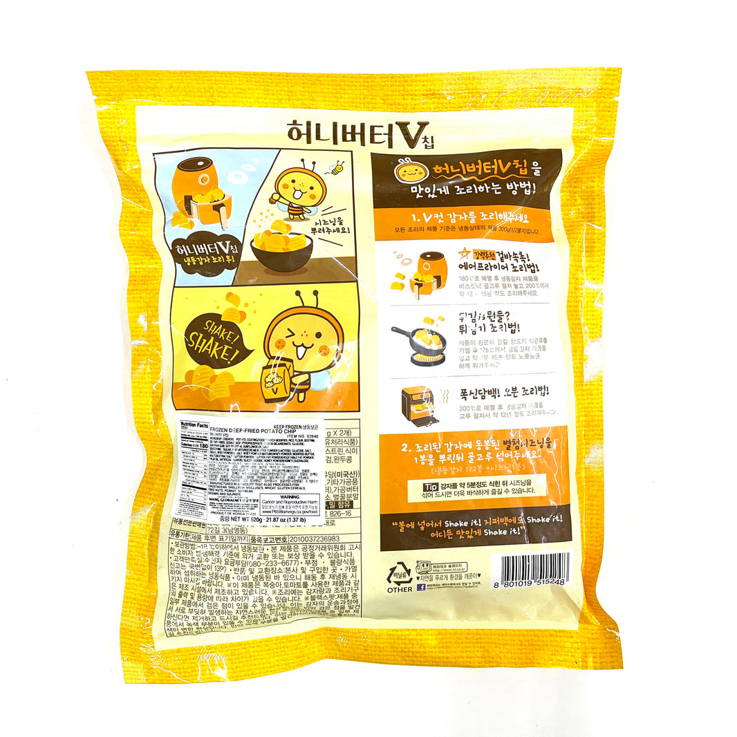 [Haitai] Honey Butter V Chip / 해태 허니버터 V 칩 감자 허니버터칩이 냉동감자로! (620g)