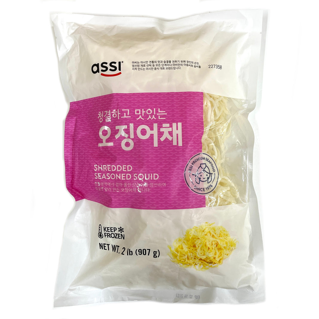 [Assi] Shreded Seasoned Squid White / 아씨 청결하고 맛있는 오징어채 백진미 (226g or 907g)